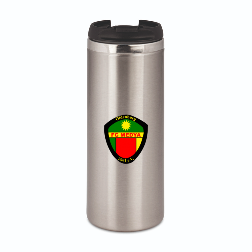 FC Medya Fan - Edelstahl Thermosbecher