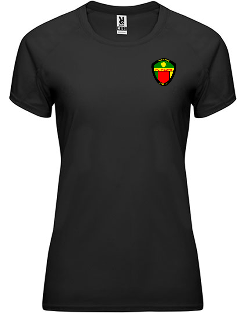 FC Medya Fan - Polyestershirt Damen schwarz