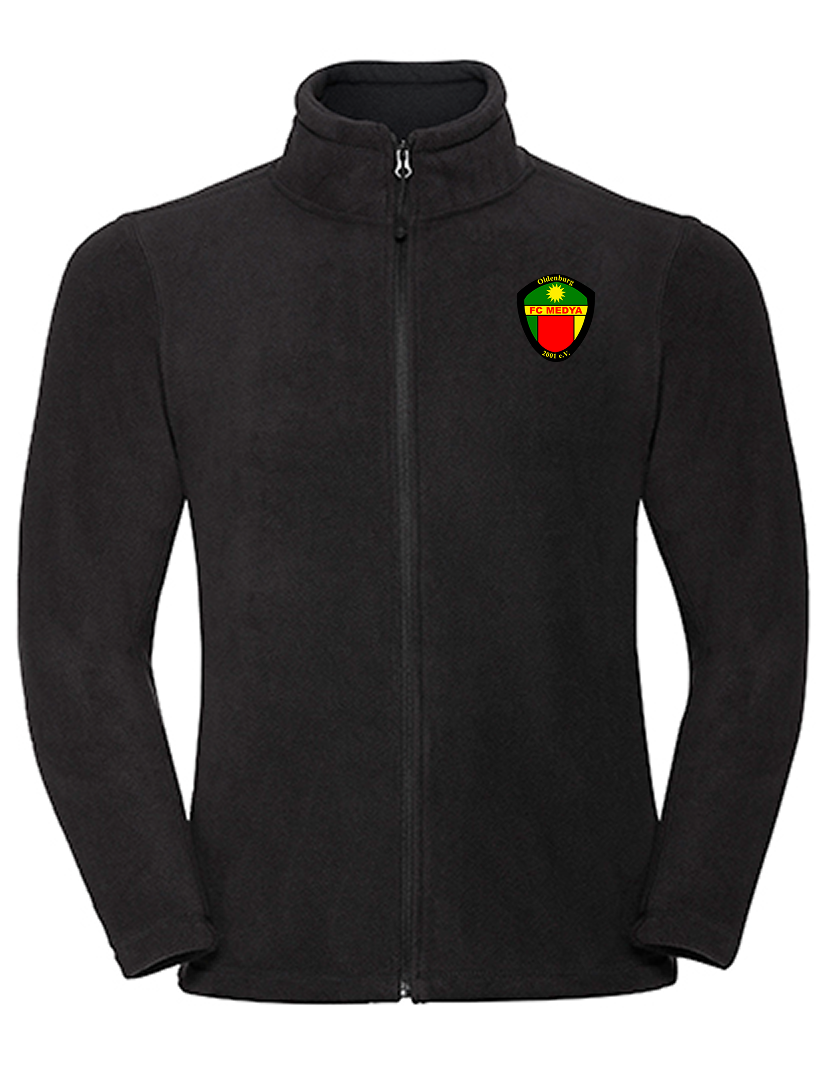 FC Medya Fan - Fleecejacke Herren schwarz