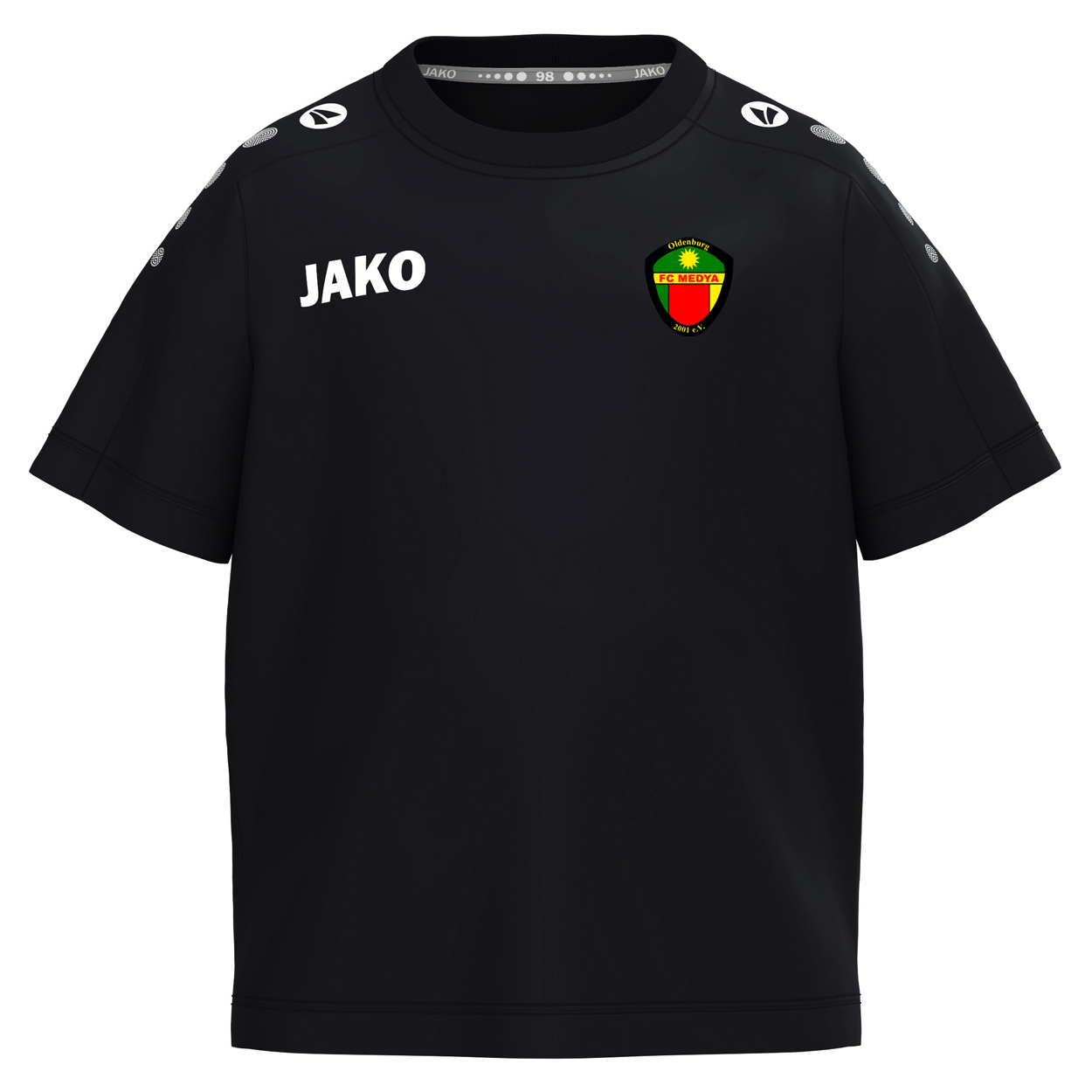 FC Medya Oldenburg T-Shirt Cotton Bambini Schwarz
