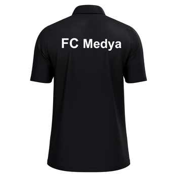 FC Medya Oldenburg Polo Cotton Herren Schwarz