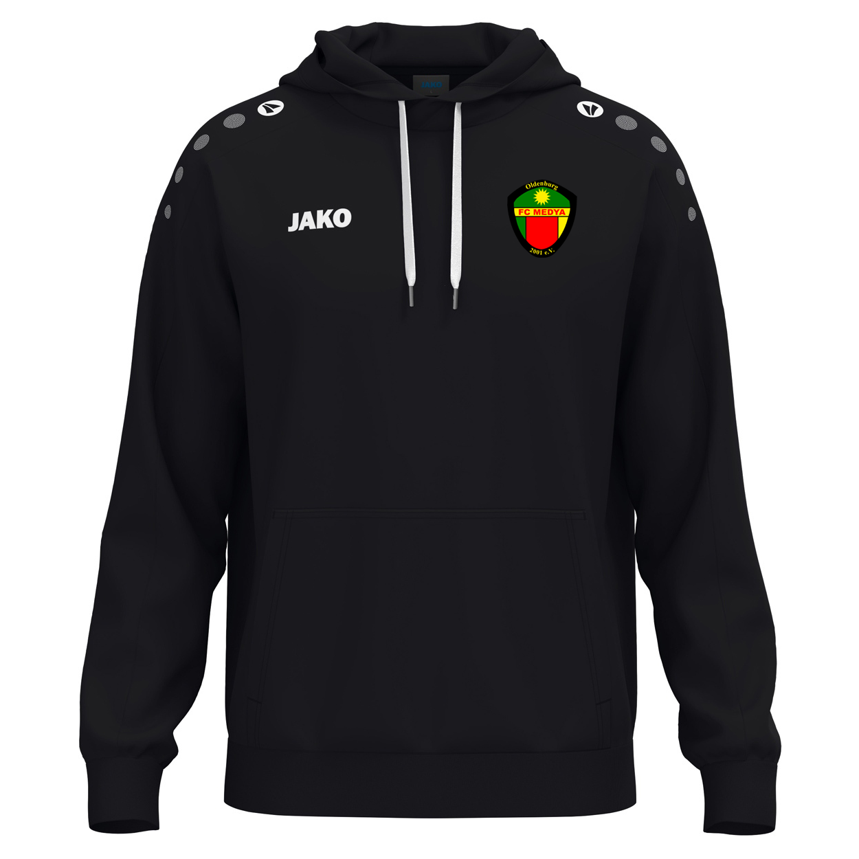 FC Medya Oldenburg Kapuzensweat Cotton Herren Schwarz