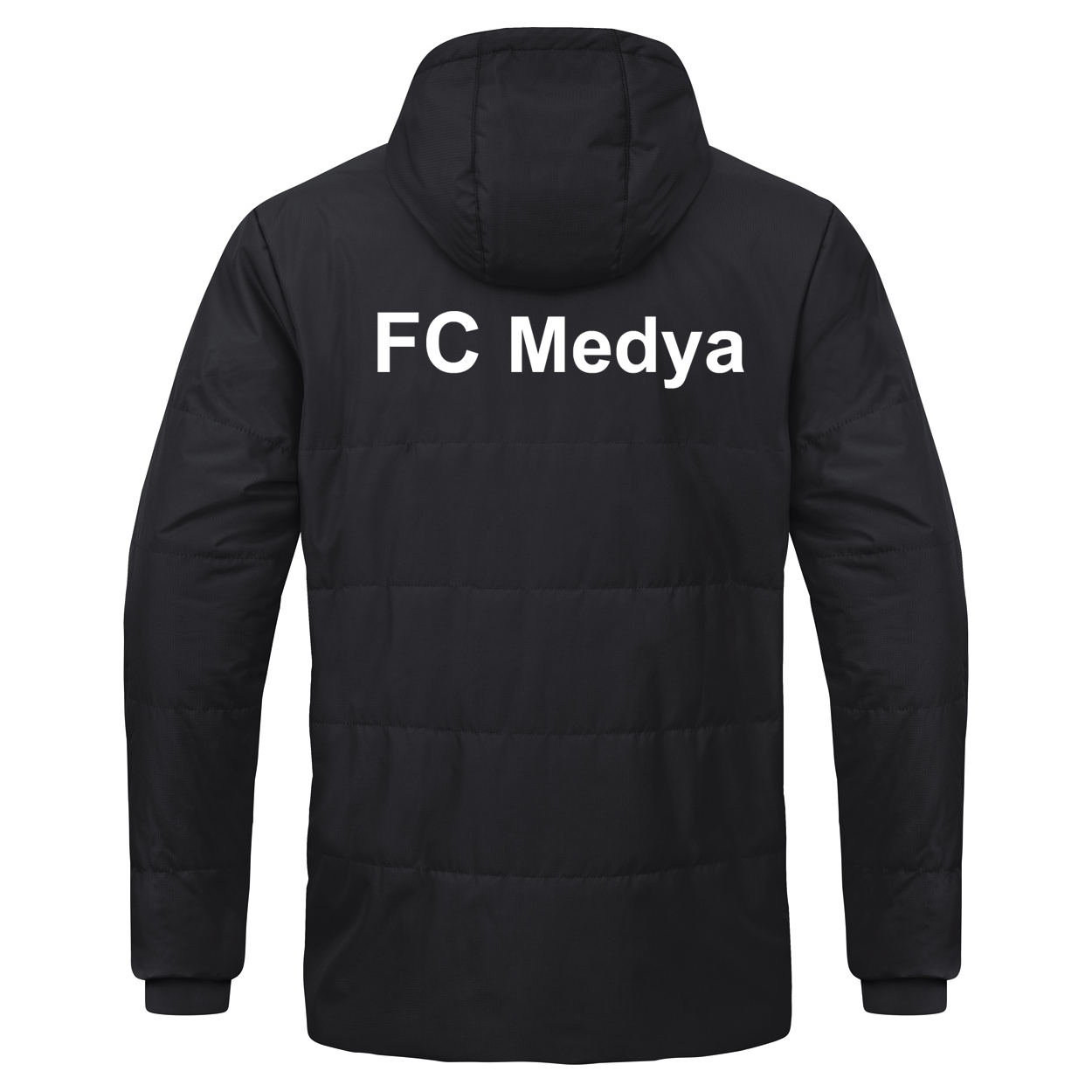 FC Medya Oldenburg Coachjacke mit Kapuze Herren Schwarz