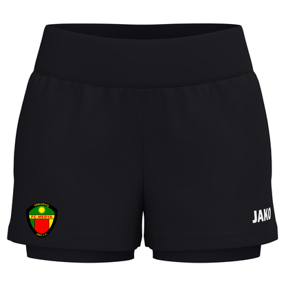 FC Medya Oldenburg 2 in 1 Short  Damen Schwarz