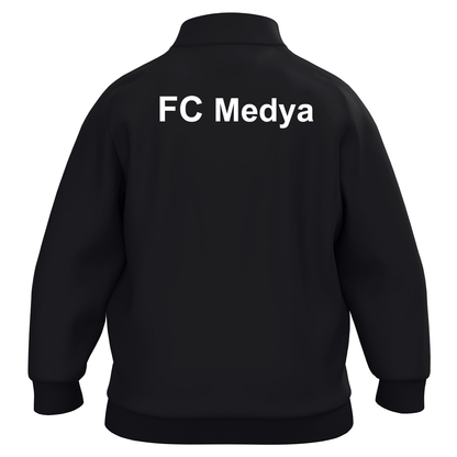 FC Medya Oldenburg Polyesterjacke Bambini Schwarz