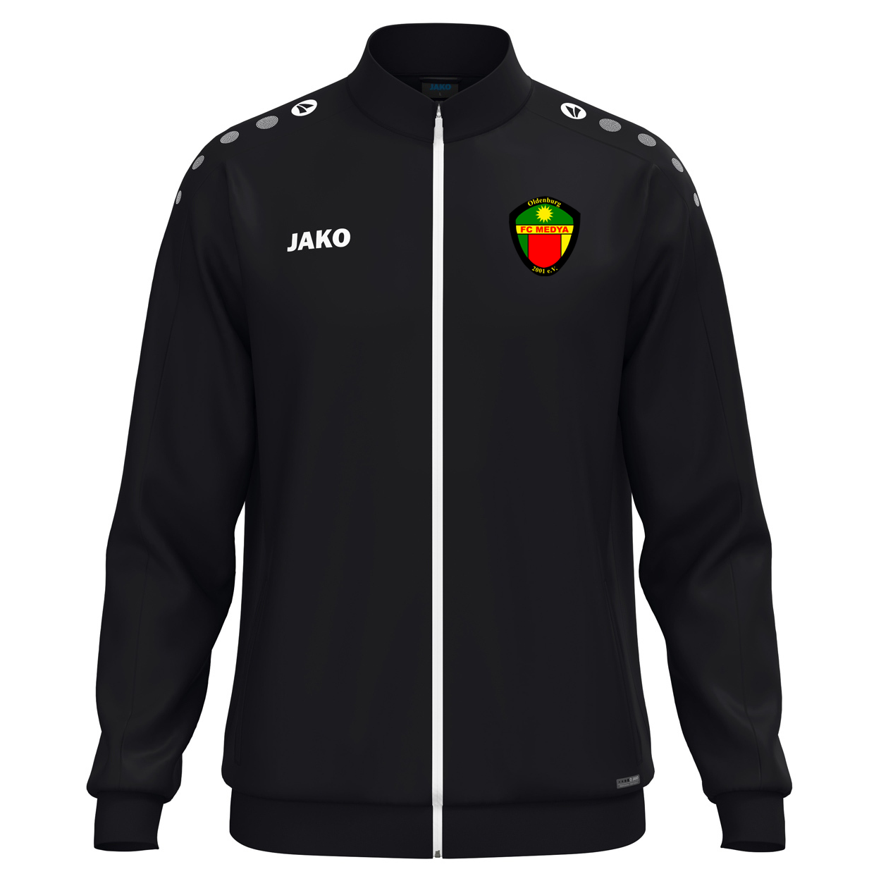 FC Medya Oldenburg Polyesterjacke Herren Schwarz