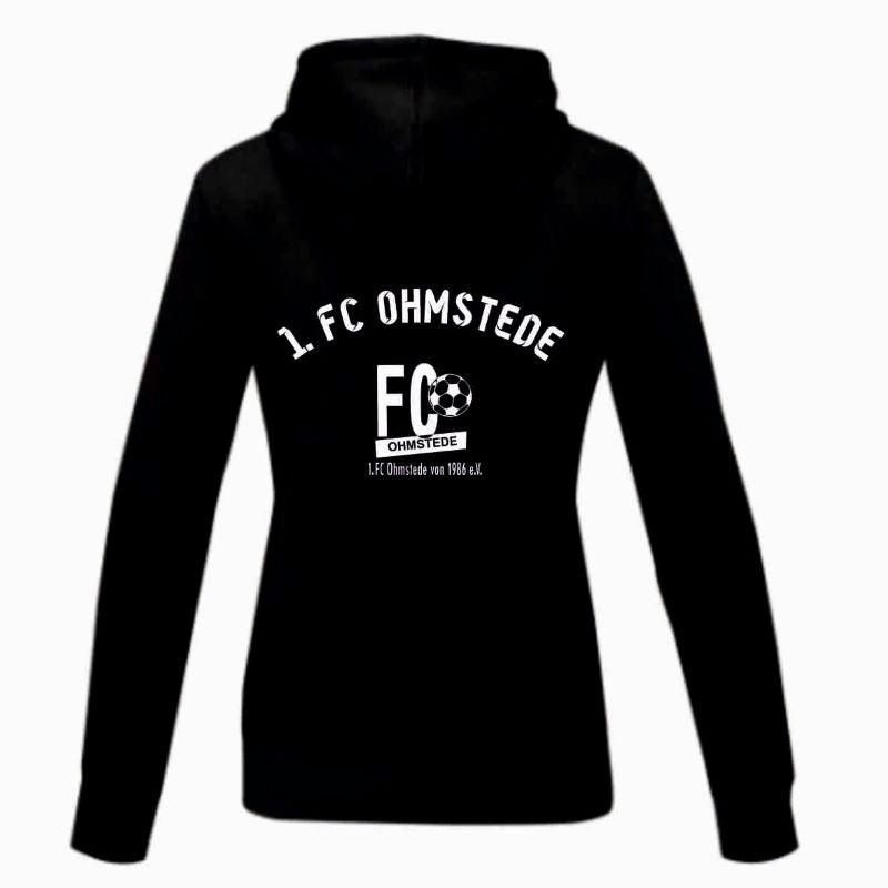 1. FC Ohmstede Fan Hoodie Damen Schwarz