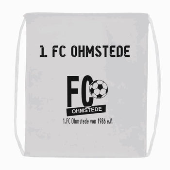 1. FC Ohmstede Fan Turnbeutel Weiß