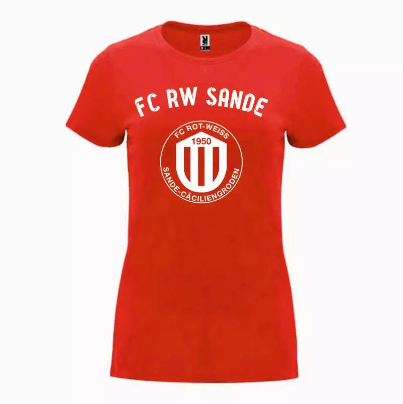 FC RW Sande Fan Shirt Goal Damen Rot