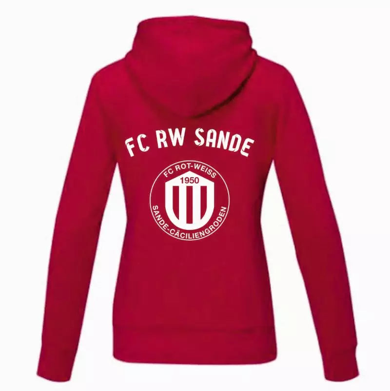 FC RW Sande Fan Hoodie Damen Rot