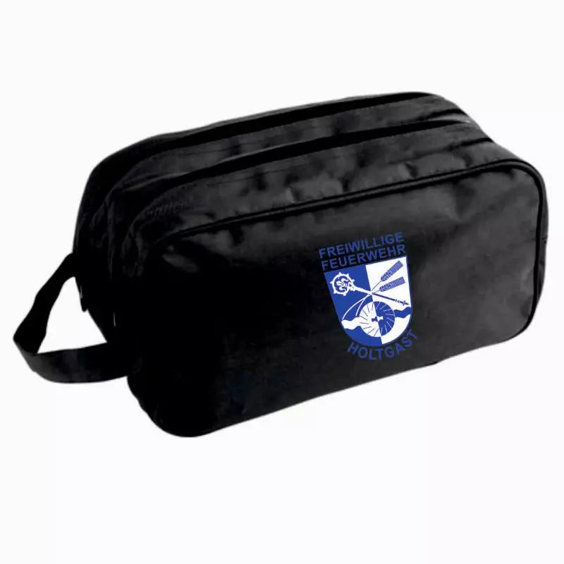 Feuerwehr Holtgast Fan Kulturtasche Schwarz