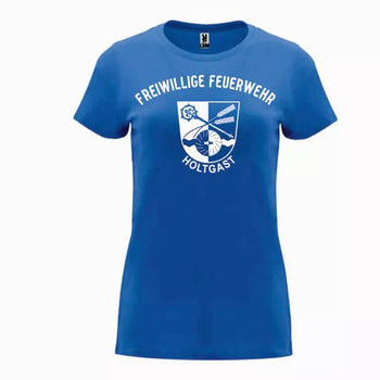 Feuerwehr Holtgast Fan Shirt Goal Damen Blau