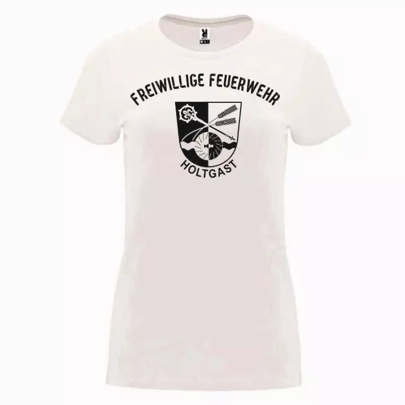 Feuerwehr Holtgast Fan Shirt Goal Damen Weiß