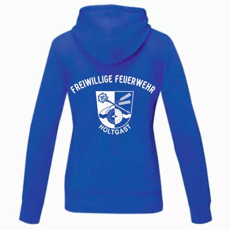 Feuerwehr Holtgast Fan Hoodie Damen Blau