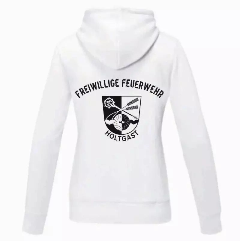 Feuerwehr Holtgast Fan Hoodie Damen Weiß