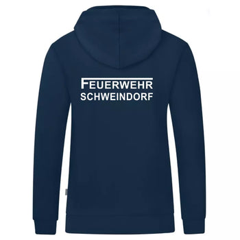 Feuerwehr Schweindorf Kapuzenjacke Organic