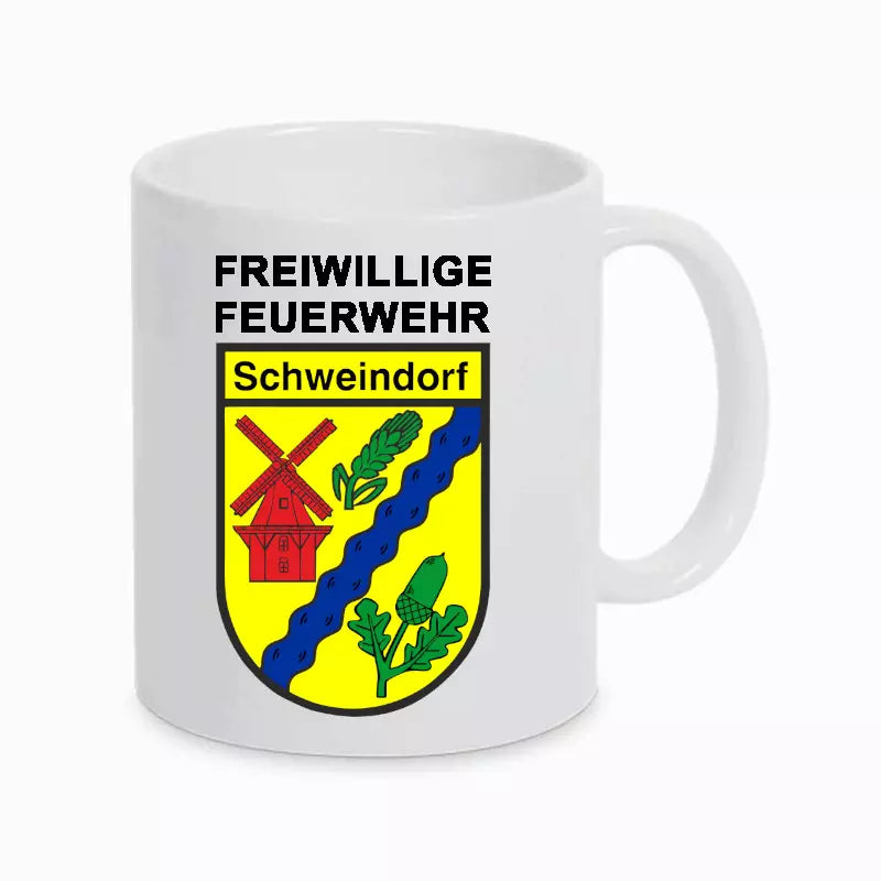 Feuerwehr Schweindorf Fan Tasse