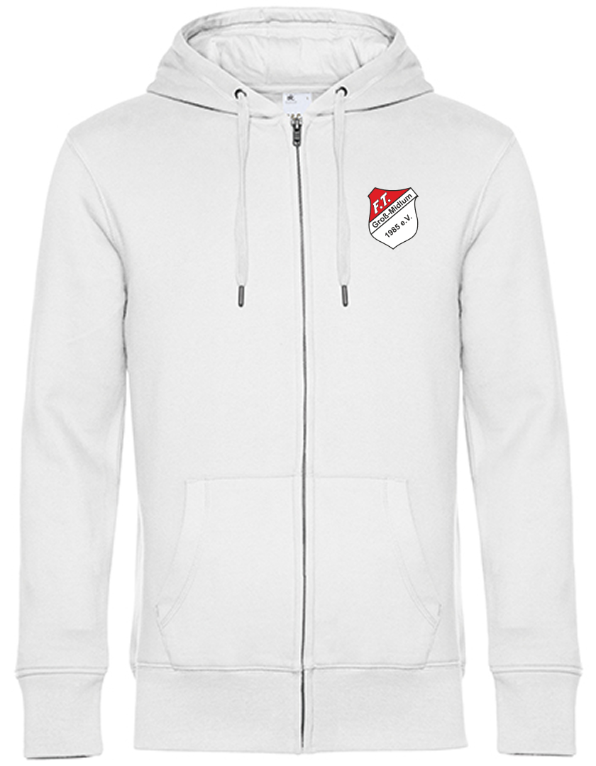 FT Groß-Midlum Fan - Sweatjacke Herren weiß
