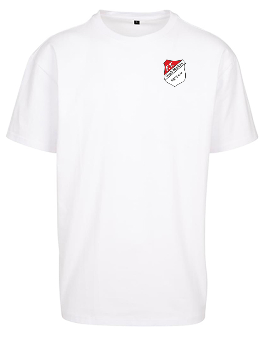 FT Groß-Midlum Fan - T-Shirt oversize Herren weiß
