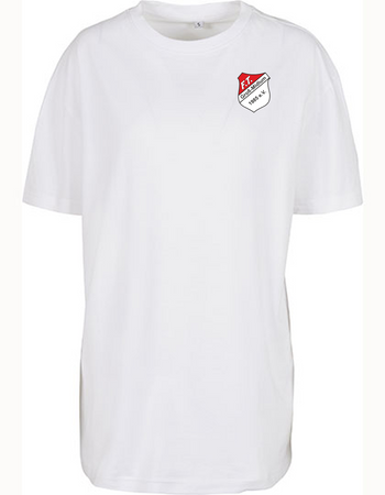 FT Groß-Midlum Fan - T-Shirt oversize Damen weiß