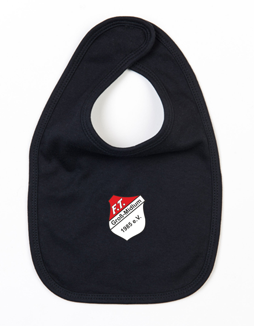 FT Groß-Midlum Fan - Lätzchen Baby schwarz
