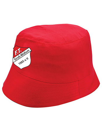 FT Groß-Midlum Fan - Fischerhut rot