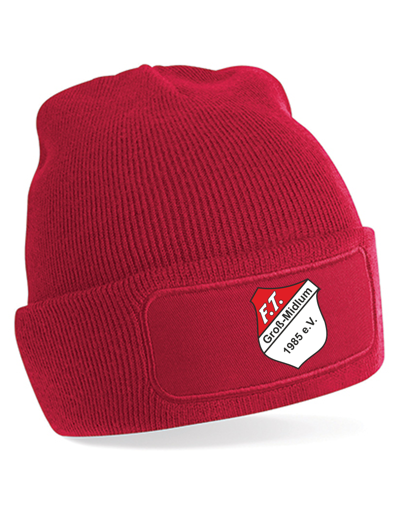 FT Groß-Midlum Fan - Beanie Patch rot
