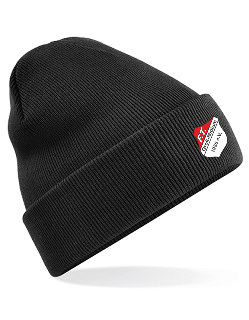 FT Groß-Midlum Fan - Beanie Strick schwarz