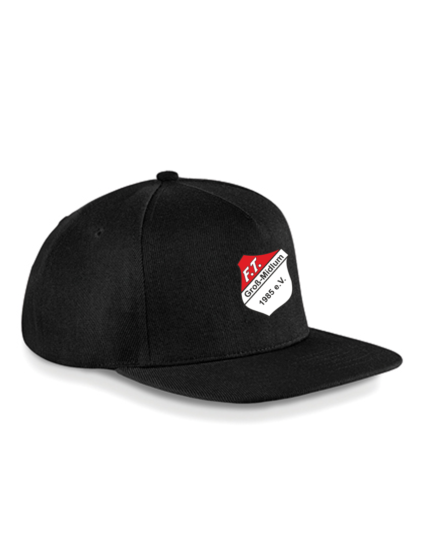 FT Groß-Midlum Fan - 5-Panel Snapback Flat schwarz