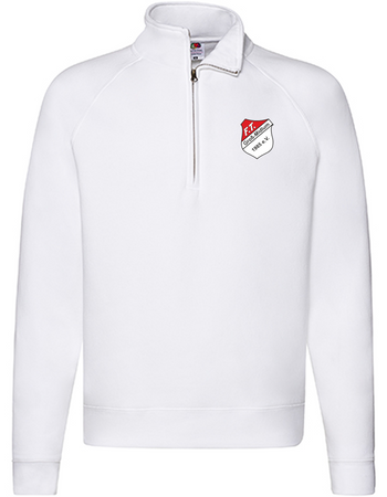 FT Groß-Midlum Fan - Half Zip Sweat Herren weiß