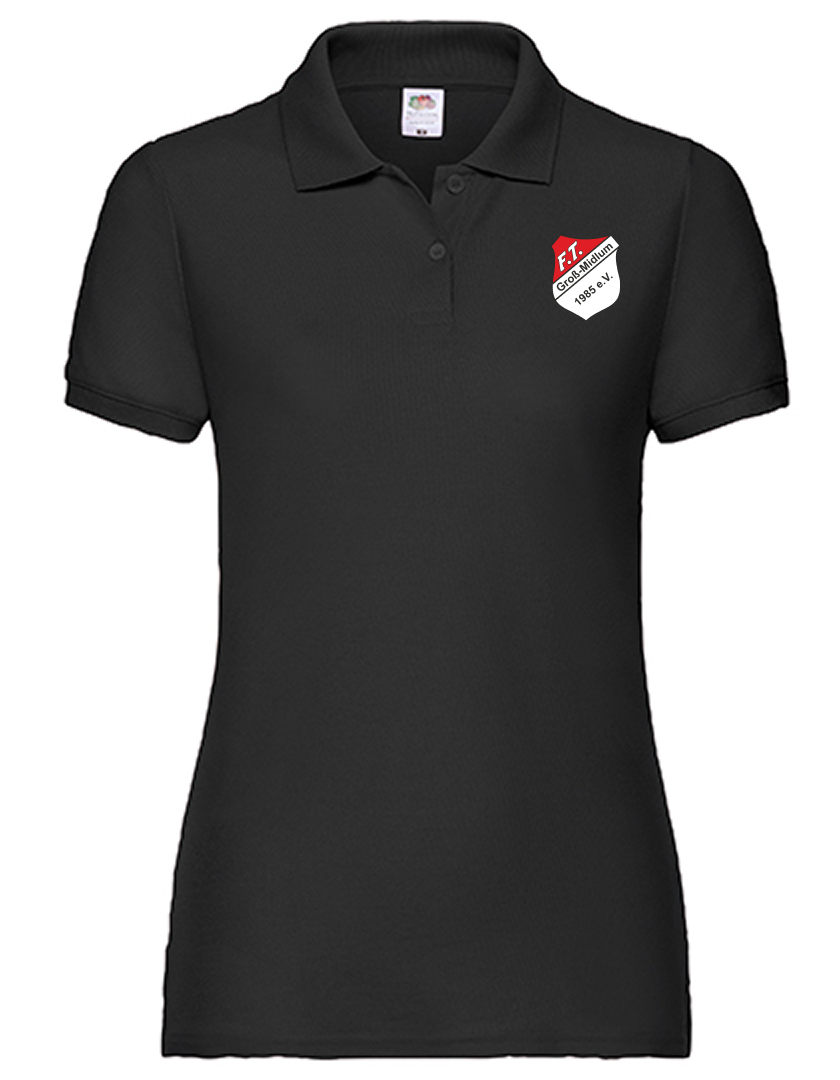 FT Groß-Midlum Fan - Poloshirt Damen schwarz