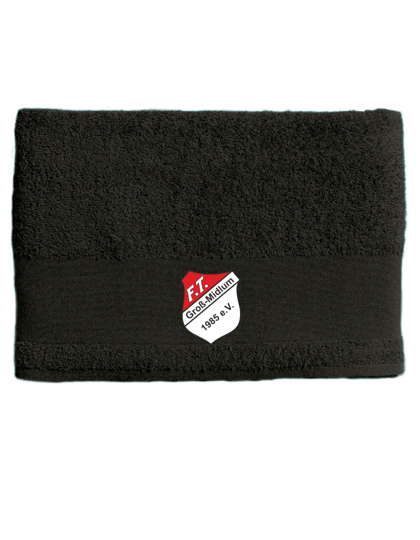 FT Groß-Midlum Fan - Handtuch 50*100 schwarz