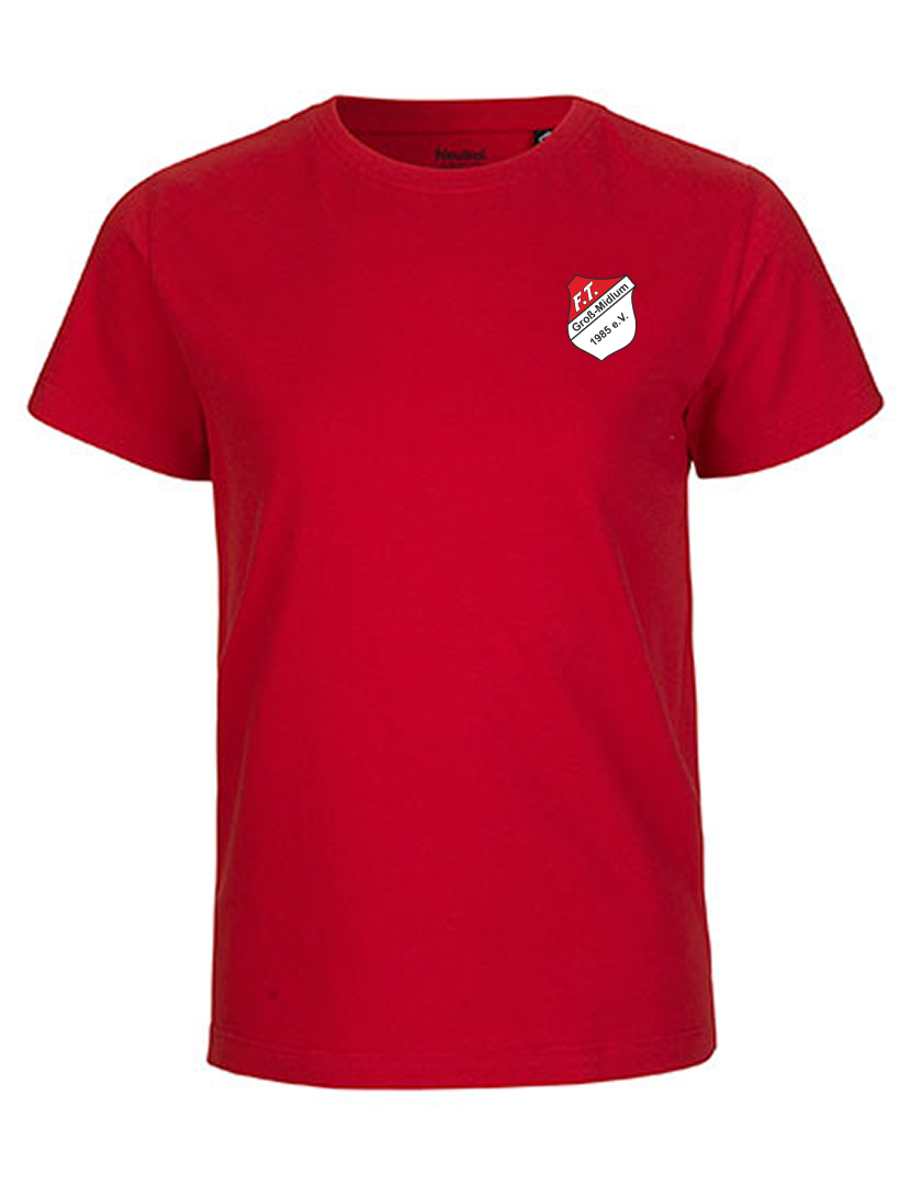 FT Groß-Midlum Fan - T-Shirt Fairtrade Kinder rot