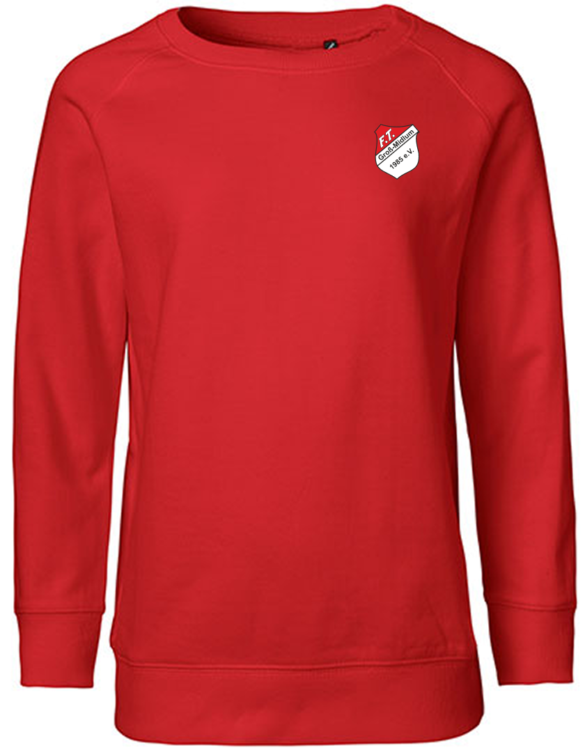 FT Groß-Midlum Fan - Sweat Fairtrade Kinder rot