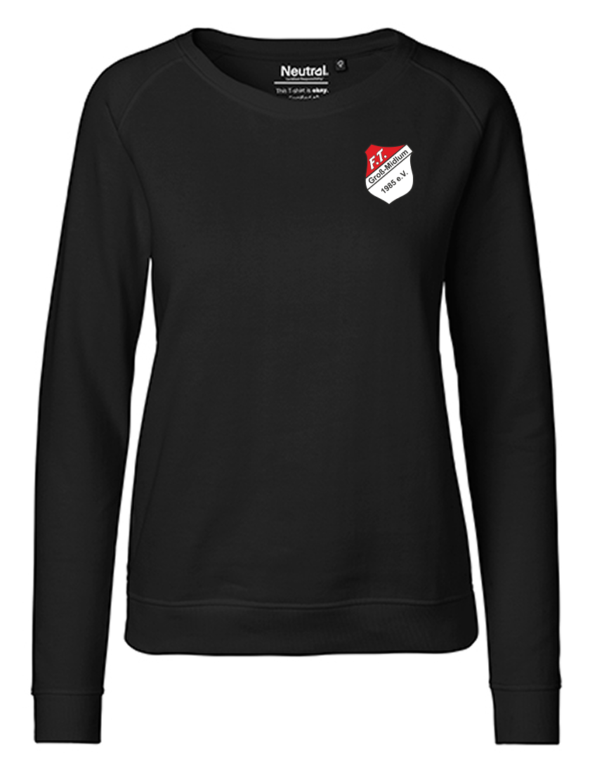 FT Groß-Midlum Fan - Sweatshirt Fairtrade Damen schwarz