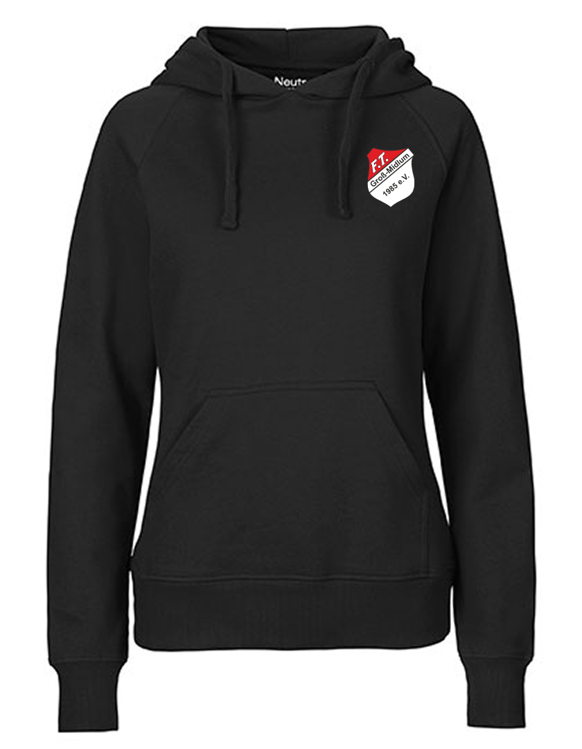 FT Groß-Midlum Fan - Hoodie Fairtrade Damen schwarz