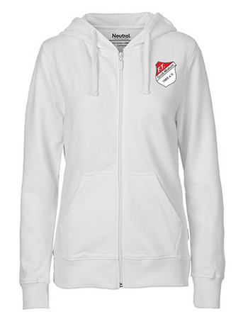 FT Groß-Midlum Fan - Sweatjacke Fairtrade Damen weiß
