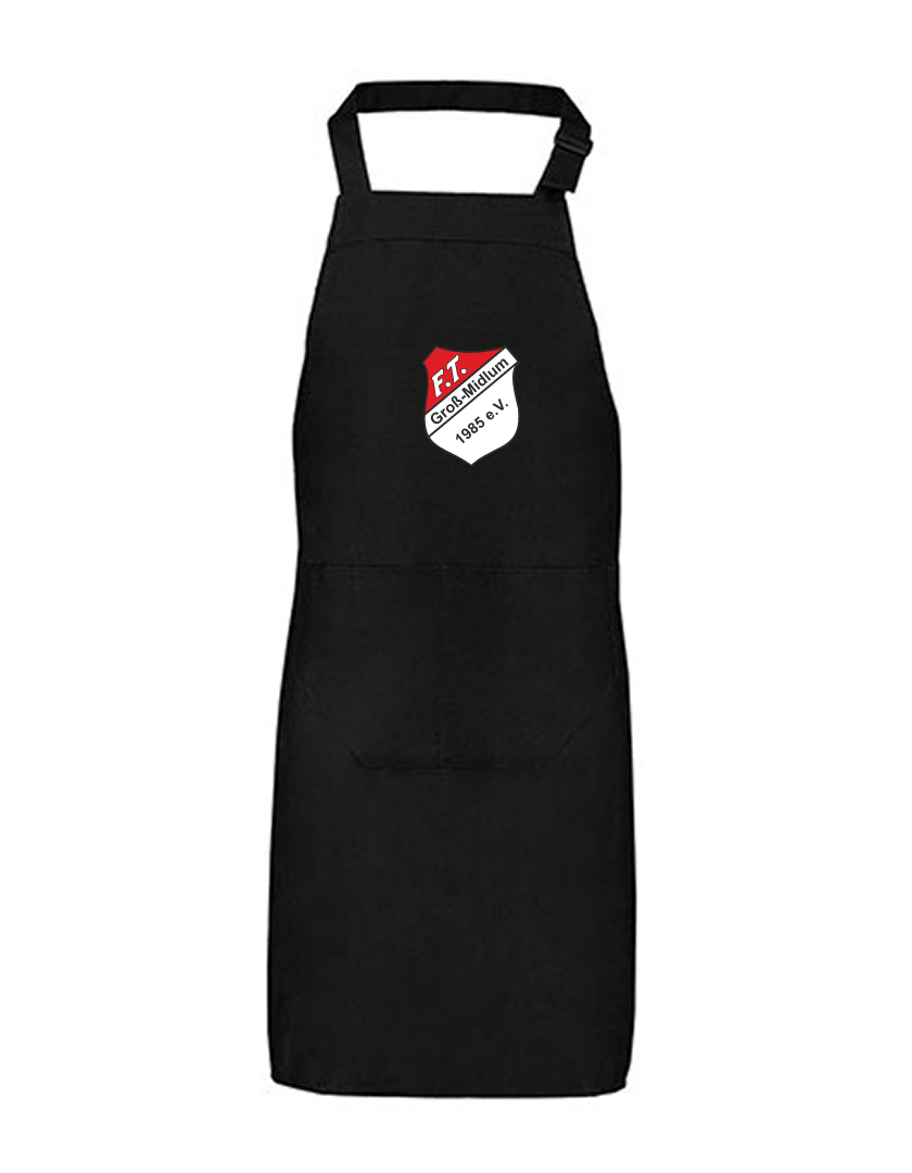 FT Groß-Midlum Fan - Grillschürze schwarz