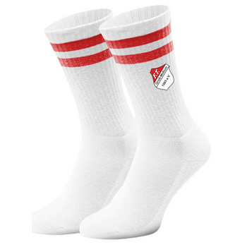 FT Groß-Midlum Fan - Sportsocken weiß-rot