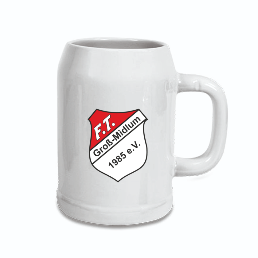 FT Groß-Midlum Fan - Bierkrug Keramik