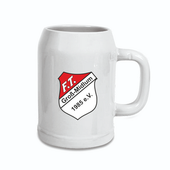 FT Groß-Midlum Fan - Bierkrug Keramik