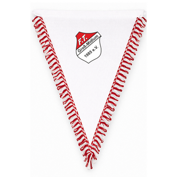 FT Groß-Midlum Fan - Wimpel 23*29 weiß rot