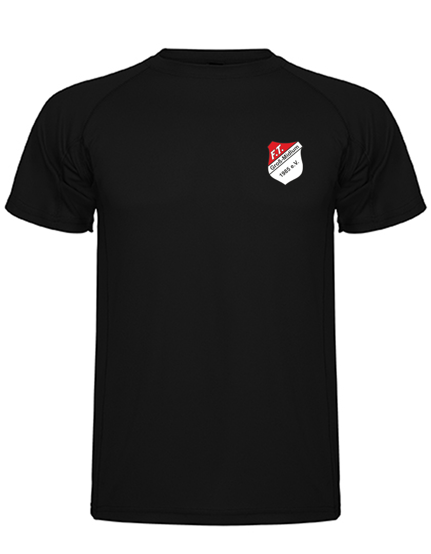FT Groß-Midlum Fan - Polyestershirt Kinder schwarz