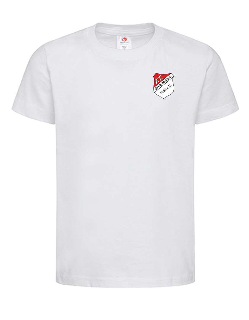 FT Groß-Midlum Fan - T-Shirt Kinder weiß