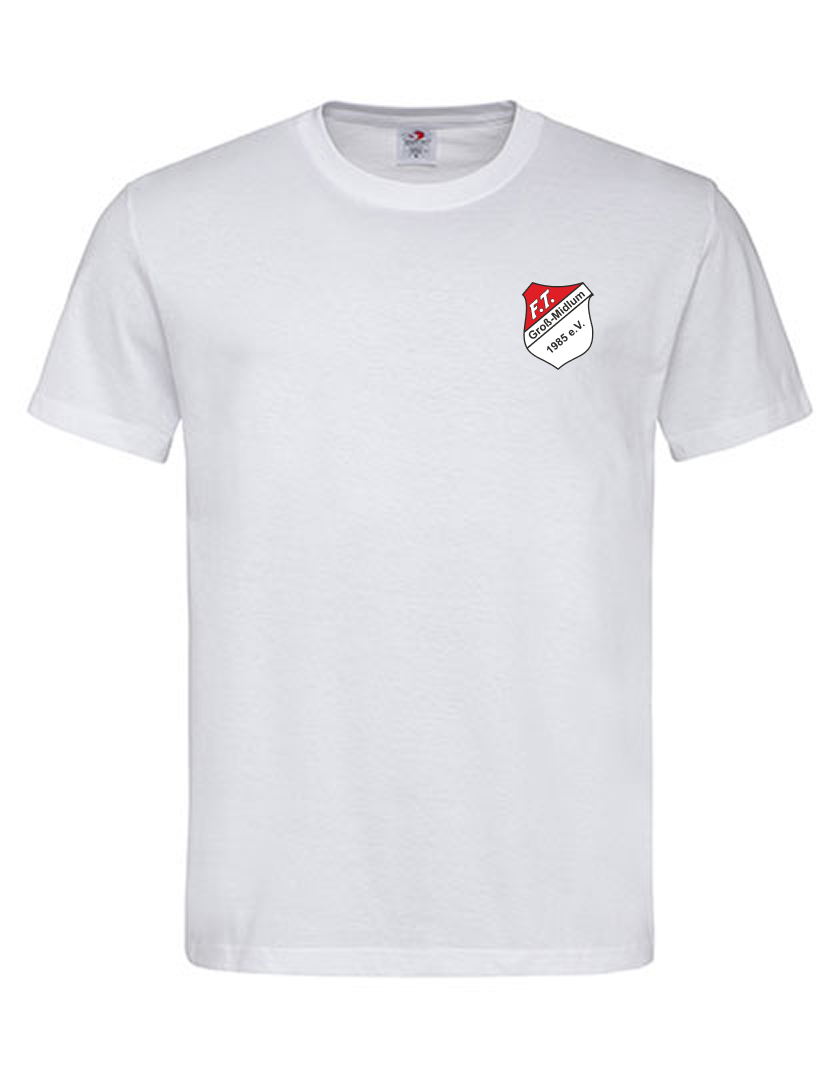 FT Groß-Midlum Fan - T-Shirt Herren weiß
