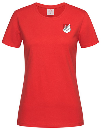 FT Groß-Midlum Fan - T-Shirt Damen rot