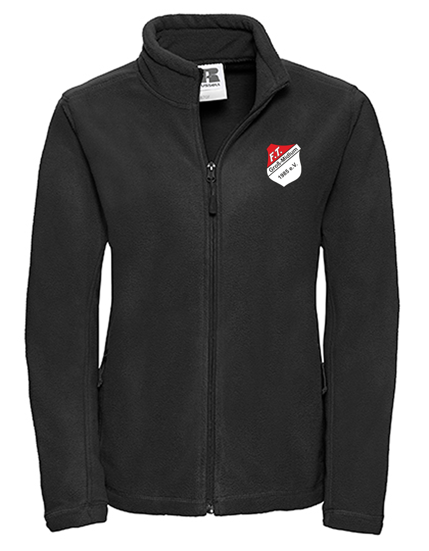 FT Groß-Midlum Fan - Fleecejacke Damen schwarz