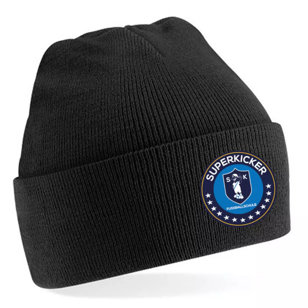FS Superkicker Fan Strickmütze Schwarz