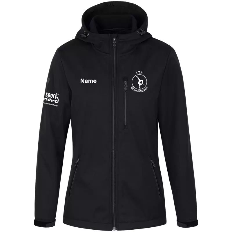 GT LTS Bremerhaven Softshelljacke Damen Schwarz