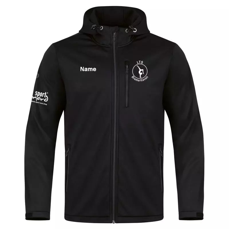 GT LTS Bremerhaven Softshelljacke Kinder Schwarz